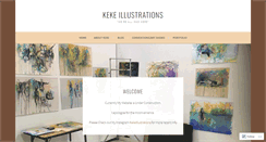 Desktop Screenshot of kekeillustrations.com